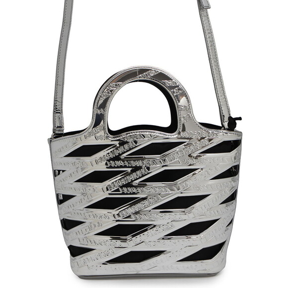 BALENCIAGA Silver Shoulder Bag - Picture 1 of 16